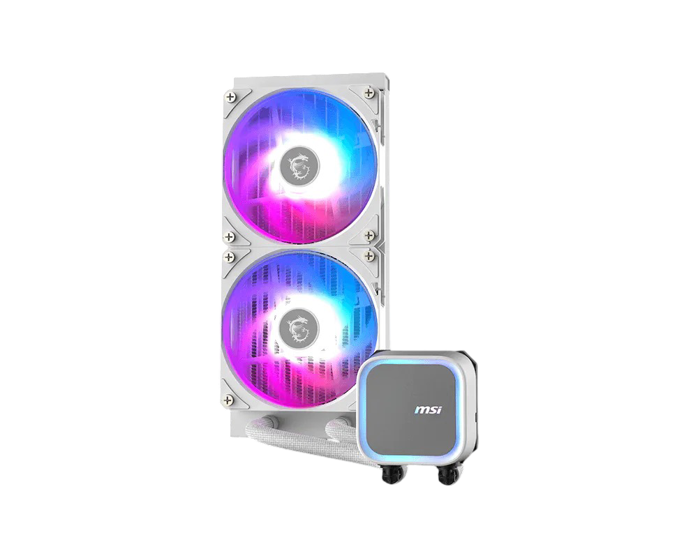 MSI MAG CORELIQUID A13 240 ARGB AIO COOLER - WHITE / BLACK