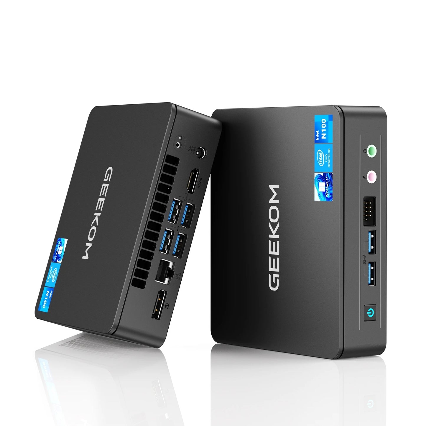 GEEKOM AIR12 LITE MINIPC FULL SET (INTEL N95/ 8GB DDR4 NB-RAM/265GB M.2 SSD /WIN11 PRO) - GMAIR12LITEN95-8256-UK