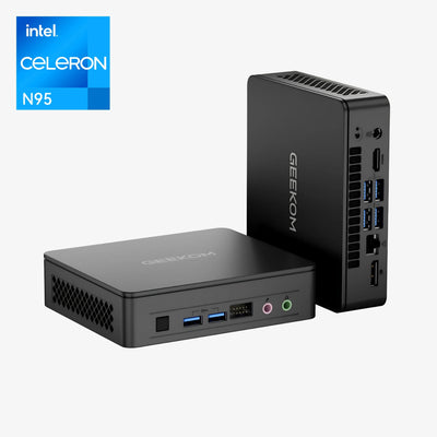 GEEKOM AIR12 LITE MINIPC FULL SET (INTEL N95/ 8GB DDR4 NB-RAM/265GB M.2 SSD /WIN11 PRO) - GMAIR12LITEN95-8256-UK