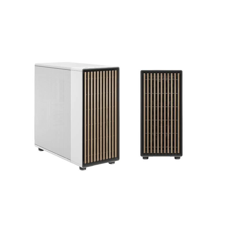 Fractal Design North XL Chalk White Mid Tower PC Case Mesh Panel FD-C-NOR1X-03 - FDNORTHXLWHTMESH