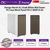 Fractal Design North XL Chalk White Mid Tower PC Case Mesh Panel FD-C-NOR1X-03 - FDNORTHXLWHTMESH