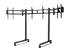 Next Level Racing NLR-R011 Round Tube Freestanding Triple Monitor Stand - 850041503967