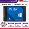 WD Blue SA510 2TB 2.5 inch SATA III Solid State Drive - 718037884660