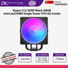 Cooler Master Hyper 212 3DHP Black ARGB Intel and AMD Single Tower CPU Air Cooler - 4719512158821