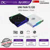 LIAN LI UNI FAN TL Wireless 120mm 1-Pack ARGB PWM Fan - Black / White