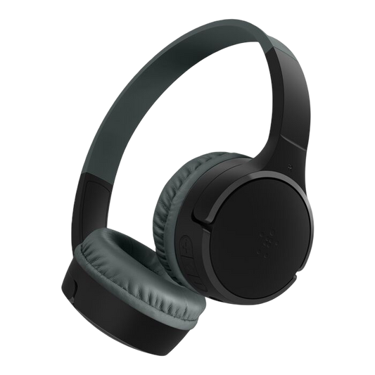 Belkin SoundForm Mini Wireless On-Ear Headphones for Kids - Black - 745883879533