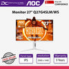 AOC Gaming Monitor 27" Q27G4SLM/WS with 320Hz refresh rate QHD 2560x1440 resolution IPS panel Mini LED support 3-year warranty - AOCQ27G4SLM/WS