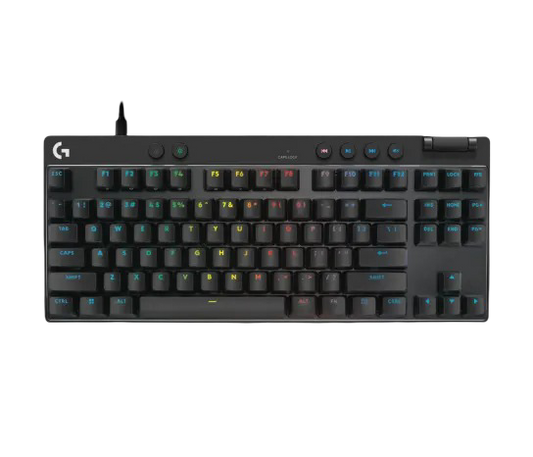 Logitech PRO X TKL Rapid tenkeyless Corded Gaming Keyboard with Magnetic Analog Switches  - Black - 97855198952