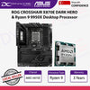 ASUS ROG CROSSHAIR X870E DARK HERO MOTHERBOARD & AMD Ryzen 9 9950X Desktop Processor - 4711636398688+100-000001277
