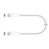 J5create USB-C 60W Ultra Soft Double-Braided Fast Charging Cable Pure White 5.9 ft 180 cm 480Mbps - 4712795088502