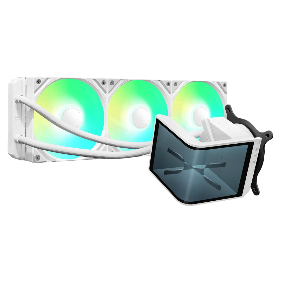 TRYX  PANORAMA SE 360 ARGB LIQUID COOLER - WHITE - 850066255209