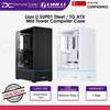 Lian Li SUP01 Steel / Tempered Glass ATX Mid Tower Computer Case - Black / White