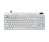 Logitech PRO X TKL Rapid tenkeyless Corded Gaming Keyboard with Magnetic Analog Switches  - White - 097855198969