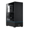 Lian Li SUP01 Steel / Tempered Glass ATX Mid Tower Computer Case - Black / White