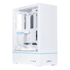 Lian Li SUP01 Steel / Tempered Glass ATX Mid Tower Computer Case - Black / White