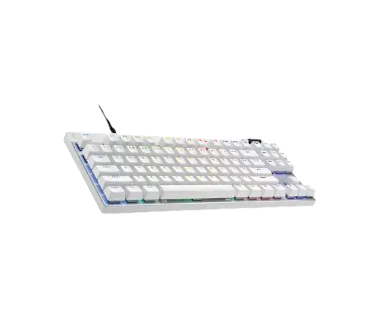 Logitech PRO X TKL Rapid tenkeyless Corded Gaming Keyboard with Magnetic Analog Switches  - White - 97855198969