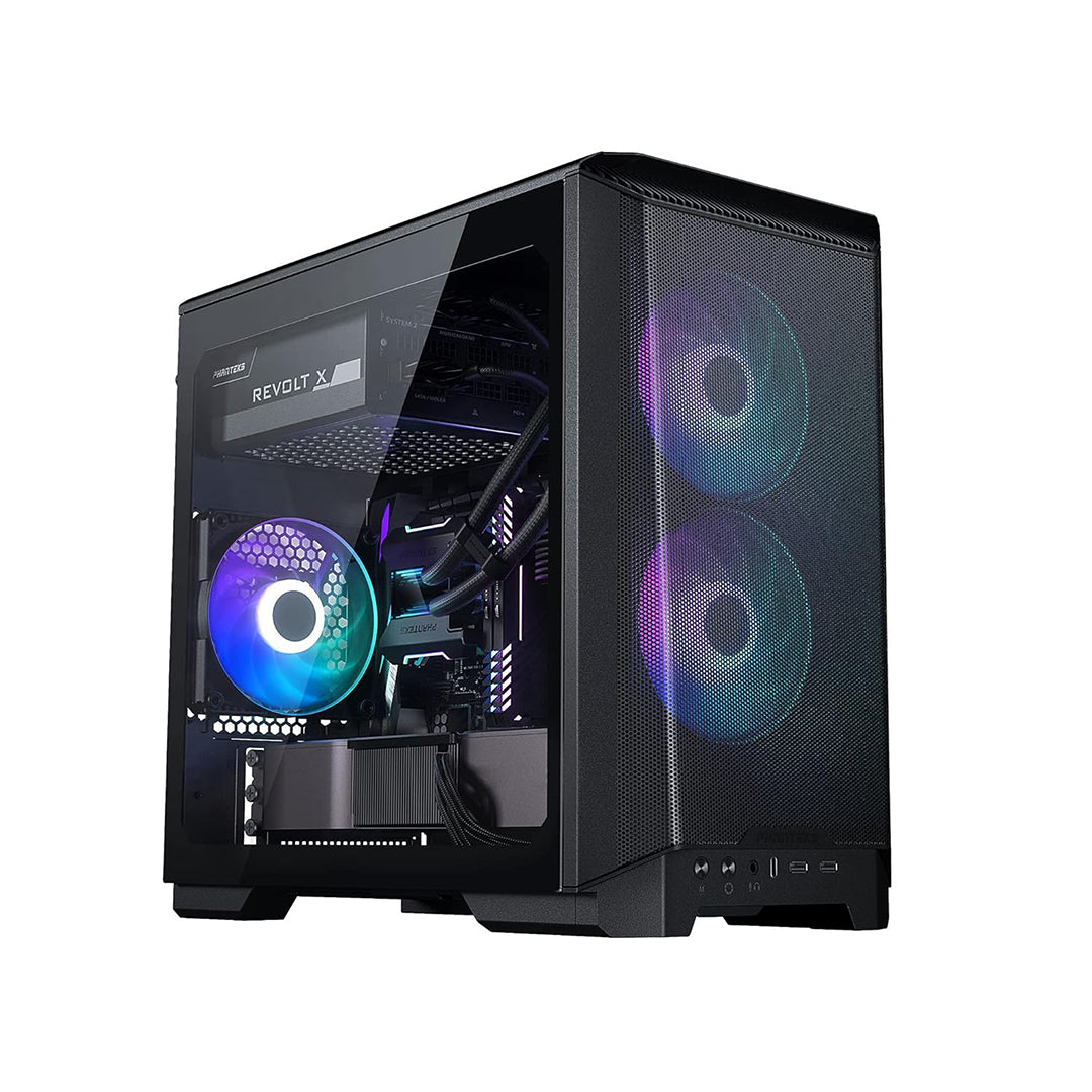 Phanteks Eclipse P200A D-RGB High Airflow Tempered Glass Mini-ITX Mesh Casing - PHAP200ARGBBK