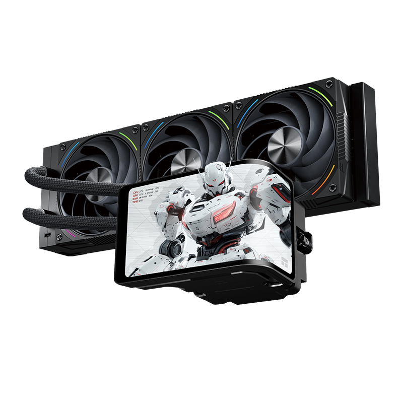 Thermalright Wonder Vision 360 Turbo ARGB BLACK Cooler - 814256021227