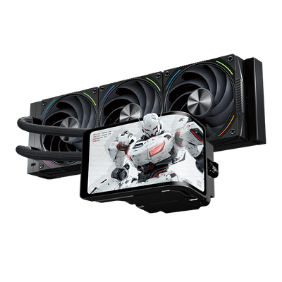 Thermalright Wonder Vision 360 Turbo ARGB BLACK Cooler - 814256021227
