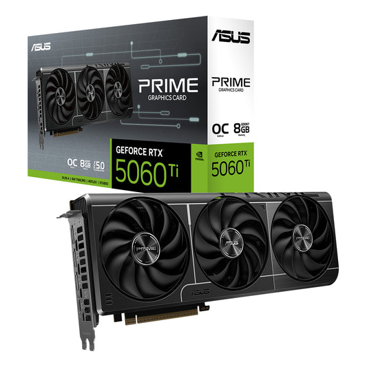 ASUS PRIME GeForce RTX™ 5060Ti 8GB GDDR7 OC Edition GRAPHICS CARD - 4711387994207