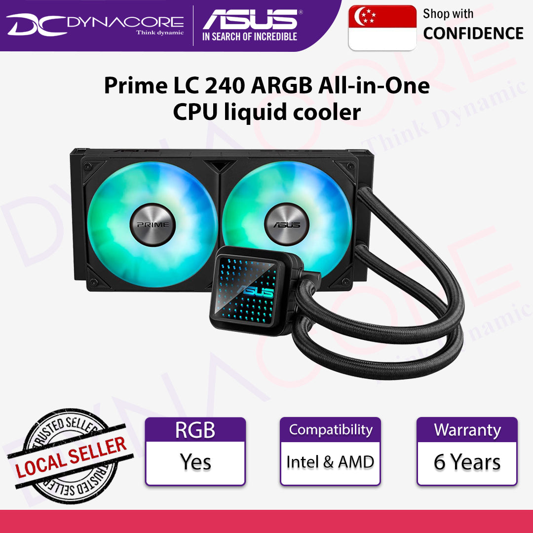 ASUS Prime LC 240 ARGB All-in-One CPU liquid cooler - 4711387624449