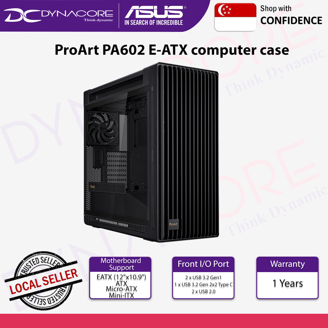 ASUS ProArt PA602 E-ATX computer case - 197105338470