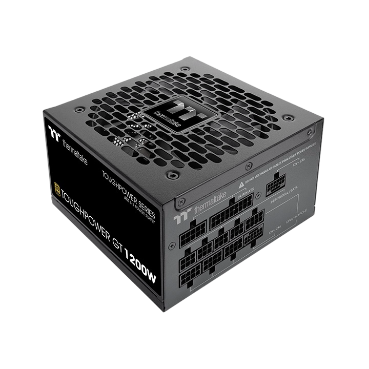 Thermaltake Toughpower GT 1200W ATX 3.1 80 Plus Gold Fully Modular Power Supply - PS-TPT-1200FNFAGK-3