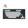 Keychron Q1 Max QMK/VIA Wireless Custom Mechanical Keyboard - Fully Assembled Knob - Carbon Black - Gateron Jupiter Red, Brown, Banana Switches - 4895248863304 / 4895248863311 / 4895248863328
