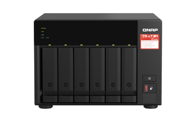 QNAP TS-673A-8G 6 Bay AMD Ryzen V1000 series V1500B 4-core 8-thread 2.2 GHz 8GB NAS - 885022020928