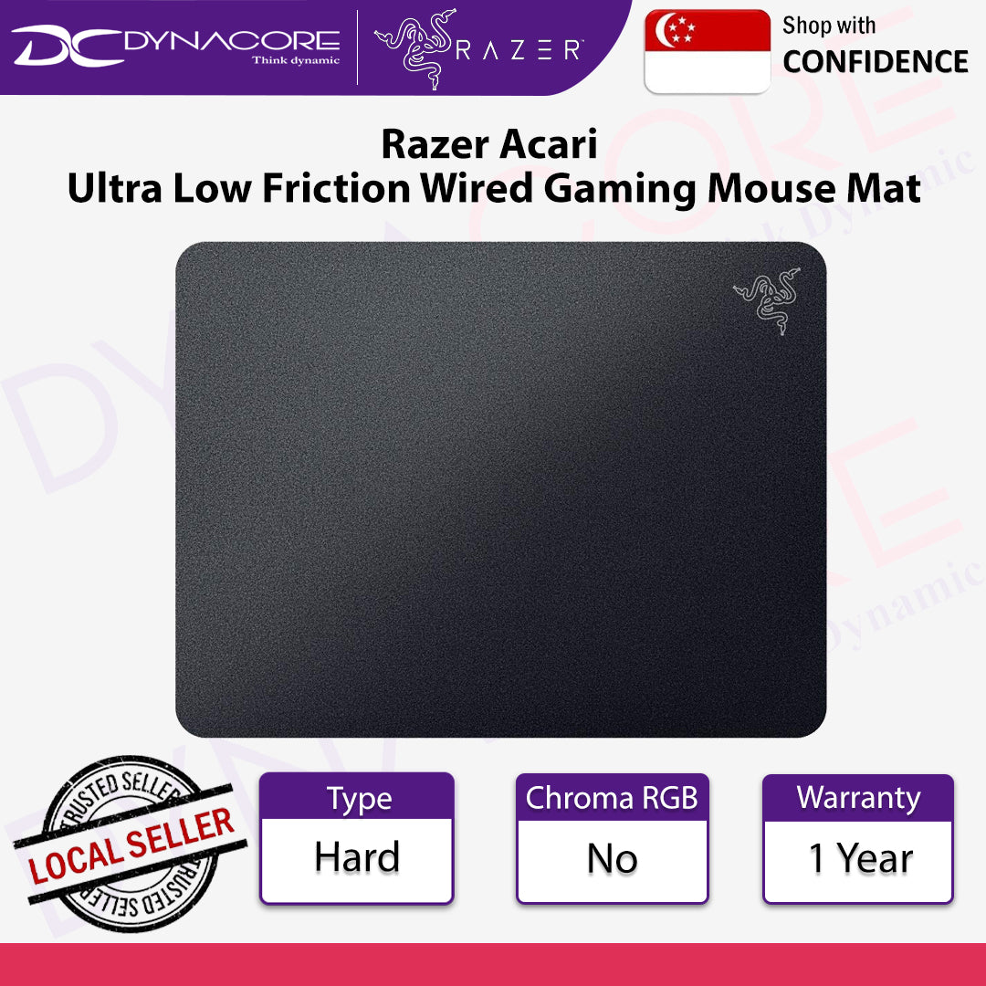 Razer Acari Ultra Low Friction Wired Gaming Mouse Mat - 8886419318507