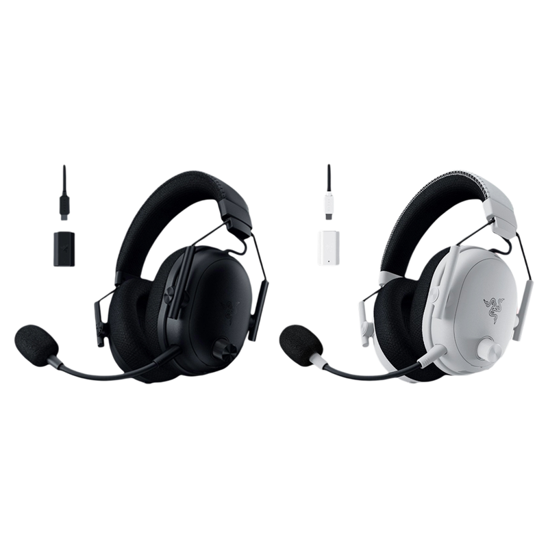 Razer BlackShark V3 Pro Wireless E-Sports Headset with ANC Noise Cancelling - Black / White - 8887910061152 / 8887910061176