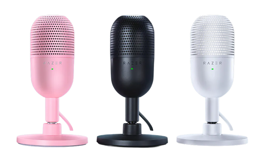 Razer Seiren V3 Mini Ultra-Compact USB Microphone - Quartz / Black / White - 8887910000403 /  8887910000380 / 8887910000427