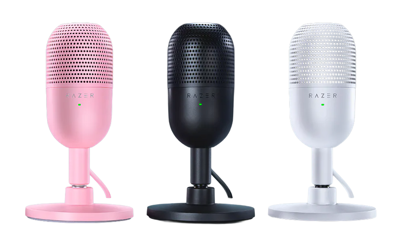 Razer Seiren V3 Mini Ultra-Compact USB Microphone - Quartz / Black / White - 8887910000403 /  8887910000380 / 8887910000427