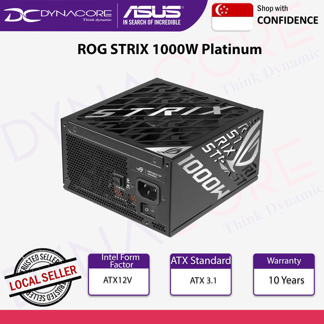 ASUS ROG Strix 1000W Platinum is a cool and quiet PSU with stable power delivery - 197105594388