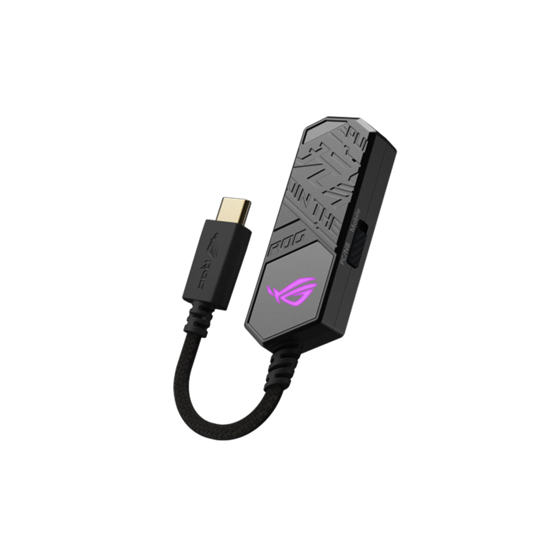 ASUS ROG CLAVIS USB-C TO 3.5MM GAMING DIGITAL-TO-ANALOG CONVERTER - 192876958032