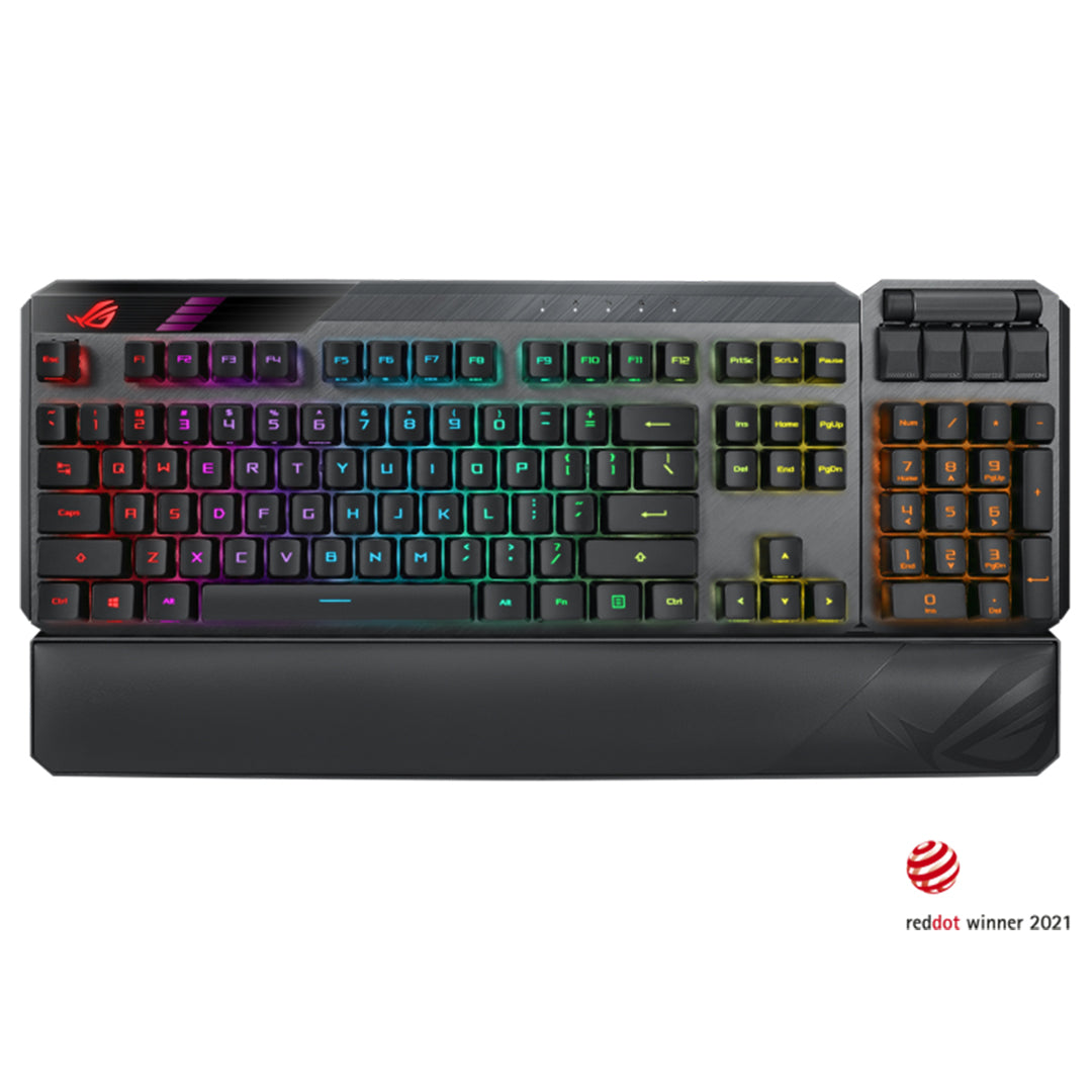ASUS ROG Claymore II RGB Wireless Mechanical Gaming Keyboard - ROG RX Blue - 195553060240