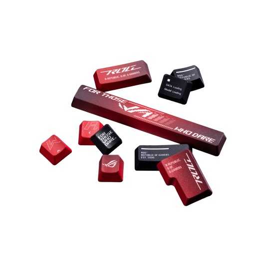 ASUS ROG Dye-Sub PBT Keycaps or ROG NX switches - 197105499263