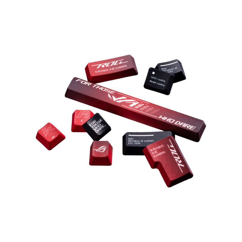 ASUS ROG Dye-Sub PBT Keycaps or ROG NX switches - 197105499263