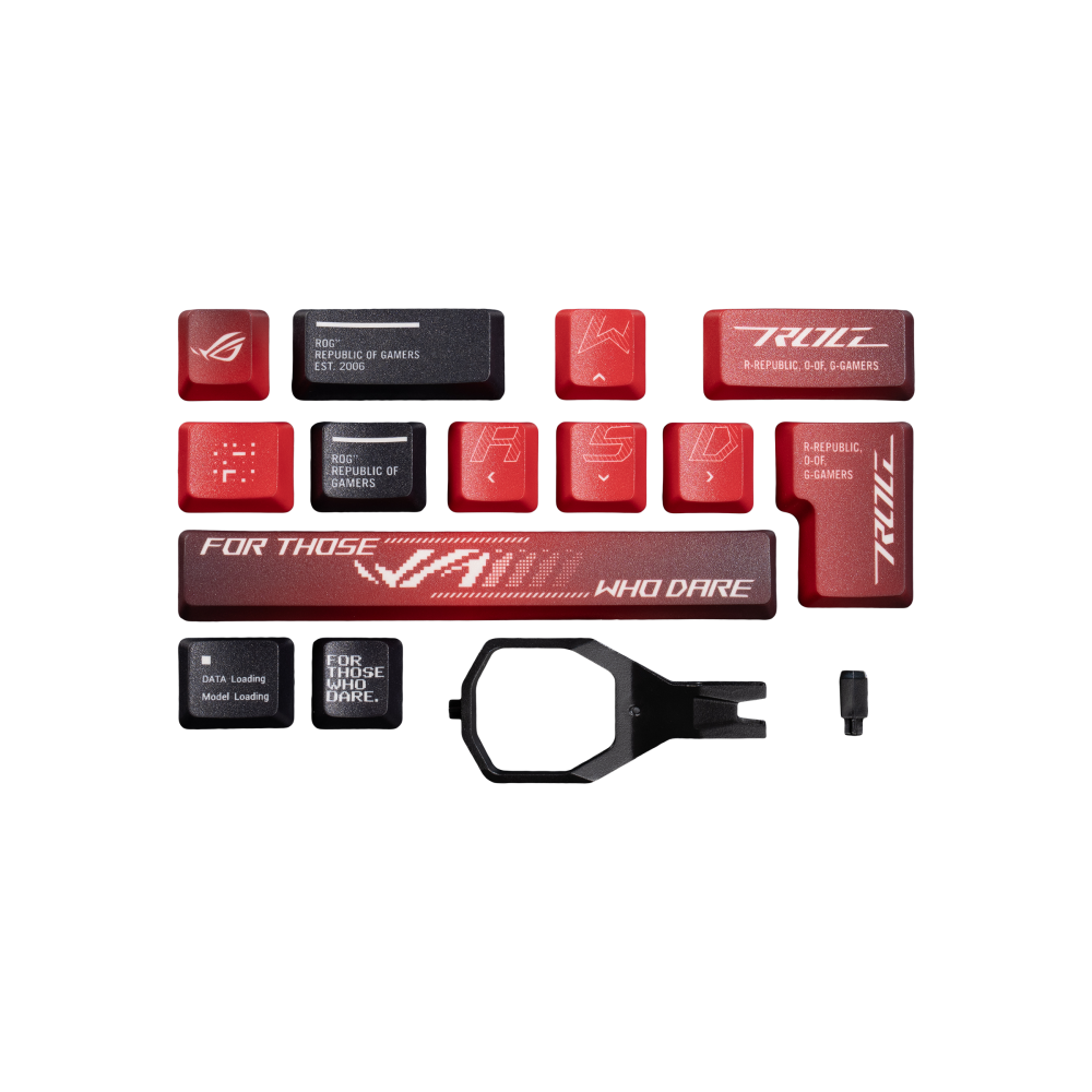 ASUS ROG Dye-Sub PBT Keycaps or ROG NX switches - 197105499263