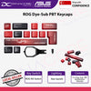 ASUS ROG Dye-Sub PBT Keycaps or ROG NX switches - 197105499263