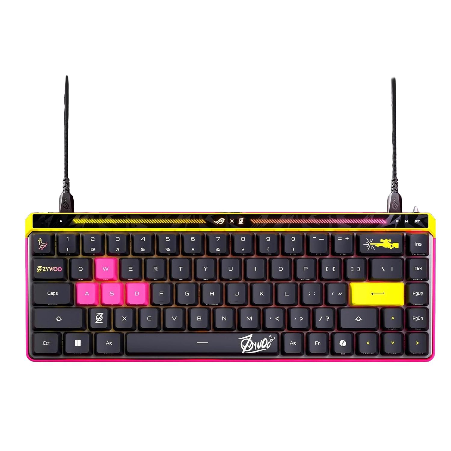 ASUS ROG Falchion Ace HFX ZywOo Edition is a 65% analog Gaming Keyboard