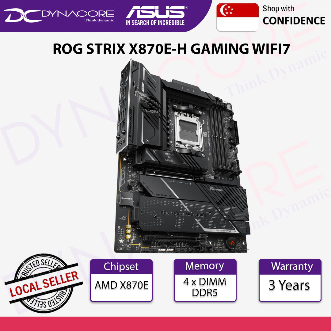 ASUS ROG STRIX X870E-H GAMING WIFI7 MOTHERBOARD