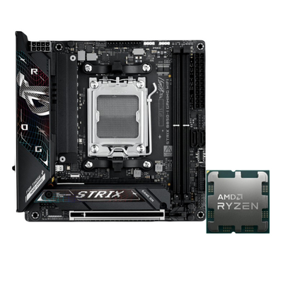 ASUS ROG STRIX B850-I GAMING WIFI ITX Motherboard + AMD Ryzen™ 9 9950X3D Processor/CPU