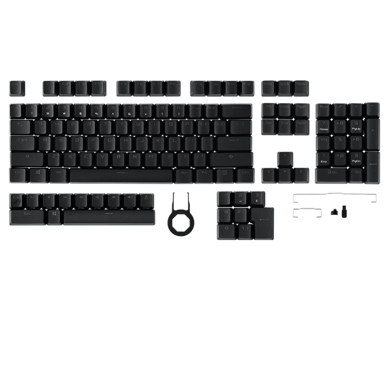 ASUS ROG PBT Doubleshot Keycap Set for gamers features premium - 192876888711