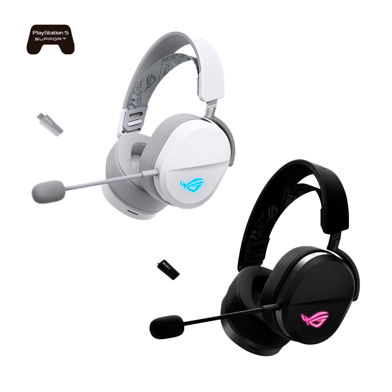 Asus ROG Pelta Gaming Headset Tri-mode RGB Gaming Headset with ROG SpeedNova Wireless Technology- 197105751798,199291063725