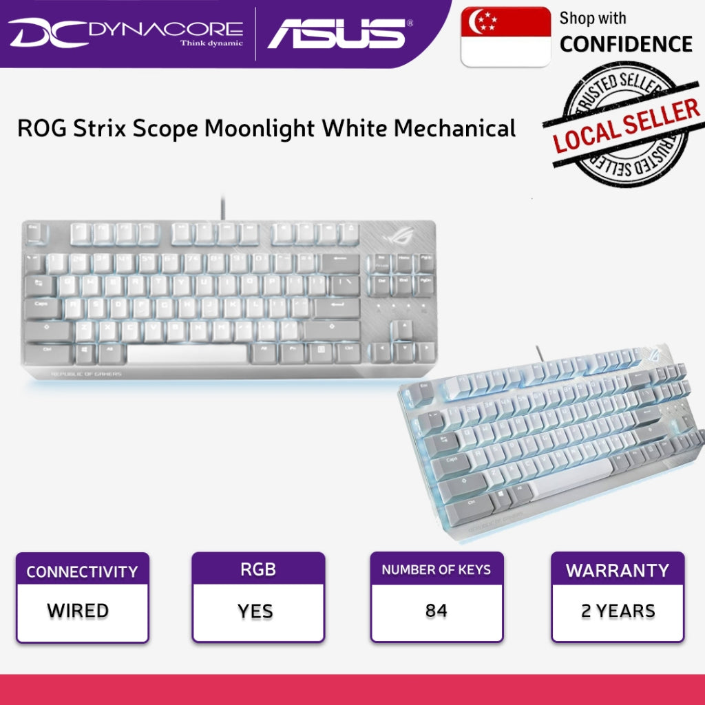 ASUS ROG STRIX SCOPE NX TKL GAMING KEYBOARD RED - 195553142144