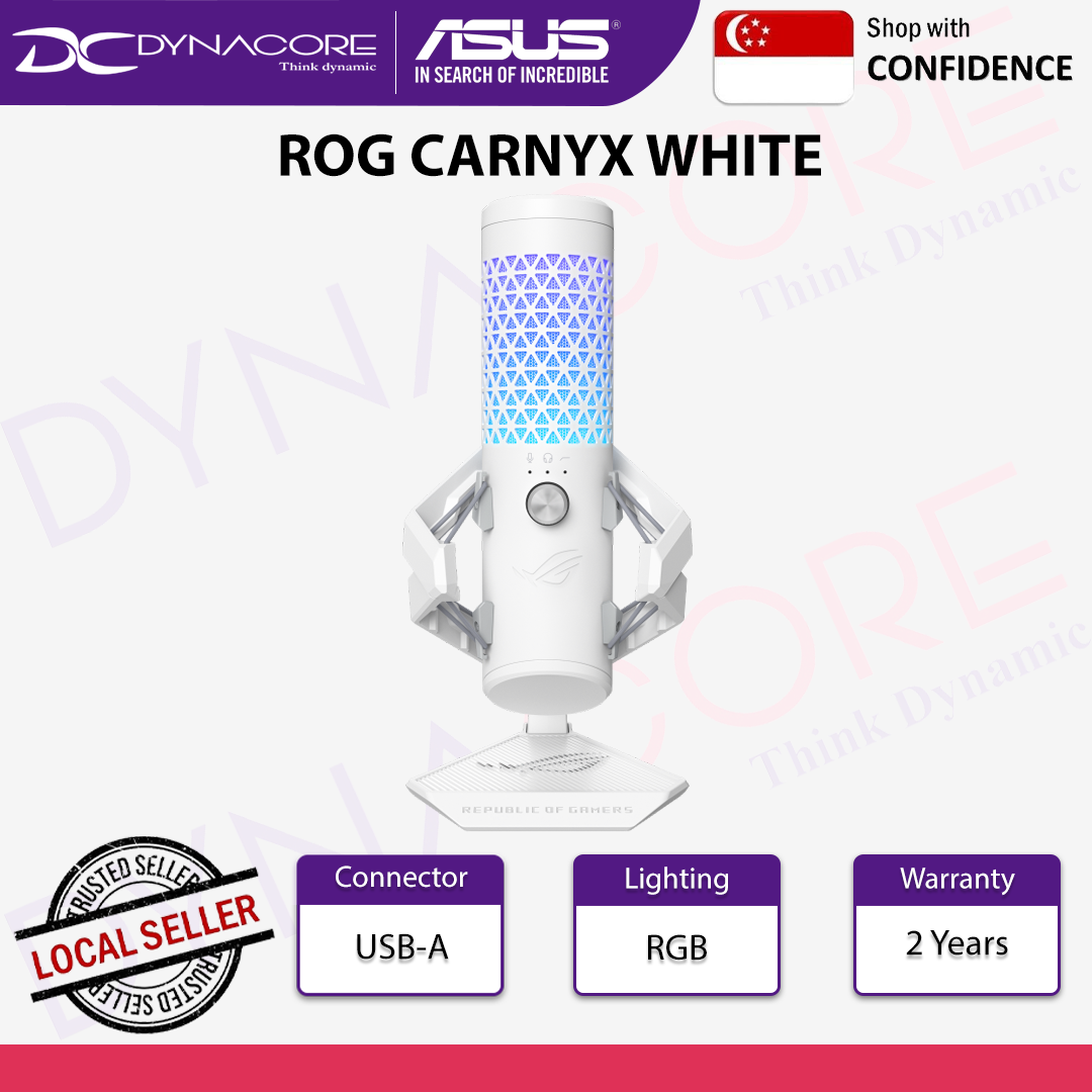 ASUS ROG CARNYX USB GAMING CARDIOID MICROPHONE - 197105377035