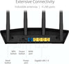 ASUS RT-AX57 AX3000 Dual Band WiFi 6 Extendable Router - 3 Years Warranty - 4711081864639