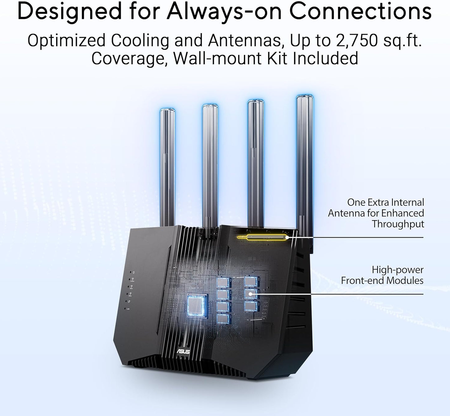 ASUS RT-BE92U BE9700 Tri-band WiFi 7 Router - 4711387580653