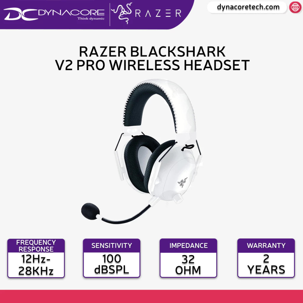 Razer BlackShark V2 Pro White Wireless Esports Headset RZ04-04530200-R3M1 / 8887910060131